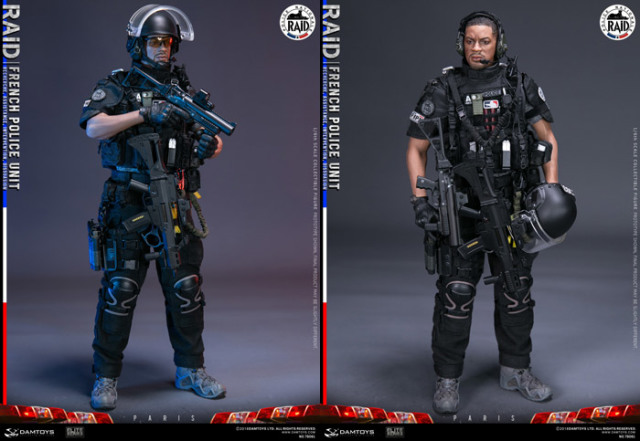 DAM】No.78061 ELITE SERIES 1/6 FRENCH POLICE UNIT - RAID IN
