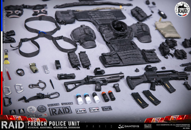 DAM】No.78061 ELITE SERIES 1/6 FRENCH POLICE UNIT - RAID IN