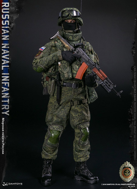 DAM】No.78070 1/6 RUSSIAN NAVAL INFANTRY ロシア海軍歩兵 1/6