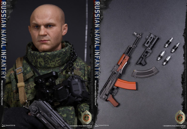 DAM】No.78070 1/6 RUSSIAN NAVAL INFANTRY ロシア海軍歩兵 1/6