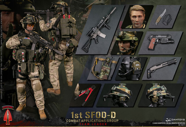DAM】No.78077 1/6 1st SFOD-D Combat Applications Group TEAM LEADER 