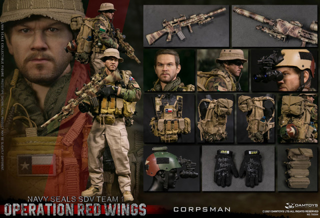 DAM】No.78084 1/6 Operation Red Wings NAVY SEALS SDV TEAM 1