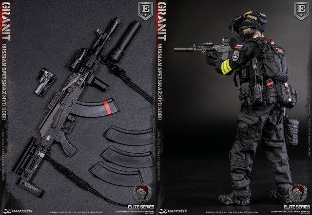 DAM】No.78103 1/6 RUSSIAN SPETSNAZ MVD SOBR GRANIT ELITE