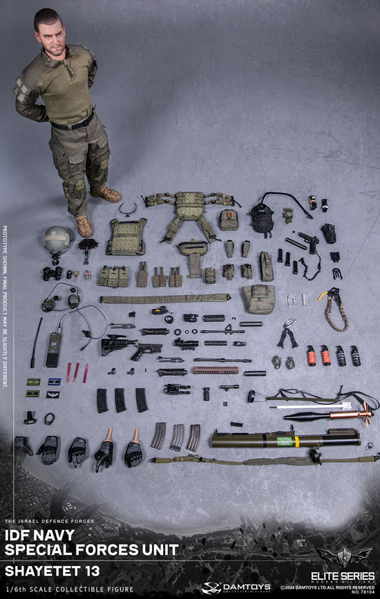 DAM】No.78104 1/6 IDF Navy special forces unit Shayetet 13