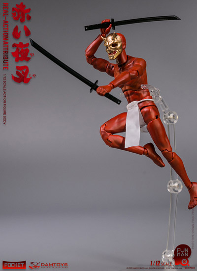 DAM】DPS08 1/12 SCALE ACTION FIGURE “RED YASHAMAN” 赤い夜叉