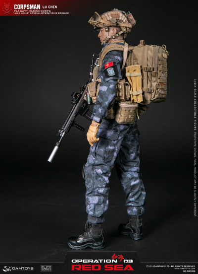 人民解放軍　特殊部隊　セット DAMTOYS 1/6 DMS015 中国人民解放軍海軍 特殊部隊 ”蛟龍