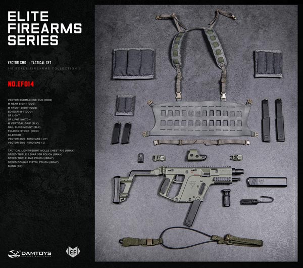 DAM】ELITE FIREARMS SERIES3 EF012-EF018 1/6 VECTOR SMG TACTICAL