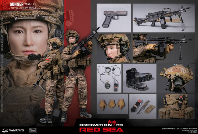 DAMTOYS 1/6 紅海行動 中国人民解放軍海軍 特種部隊 LU CHEN DAMTOYS 1/6 紅海行動 中国人民解放軍海軍 特種部隊 LU CHEN