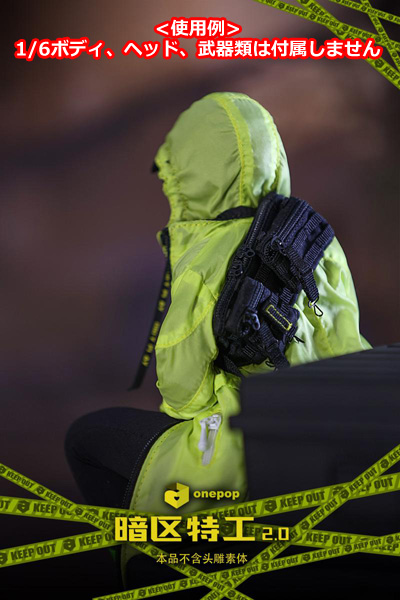 1/6 女性用春物コスチュームC (Black)POP-X38A ONEPOP】DV-04 1/6 Dark Zone Special Agent Female Suit ダーク