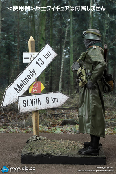 DID】E60072 1/6 Signs Accessory Kit WW2 ドイツ案内標識