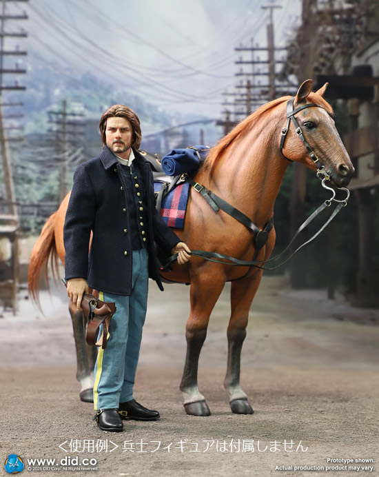 DID】E60082 Brown-Red War Horse (Standing) ネイサン大尉 愛馬