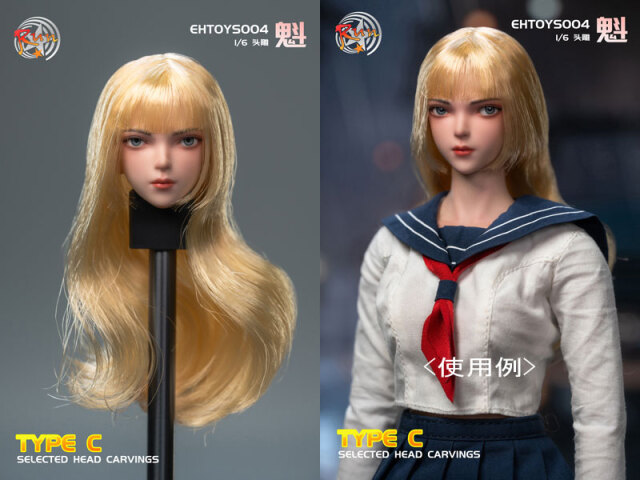 EHTOYS】EHTOYS004 A/B/C/D/E 魁 1/6 Movable Eye Female