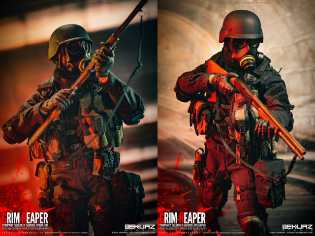 EKUAZ STUDIO】EKS05 1/6 GRIM REAPER COMPANY SECURITY SERVICE