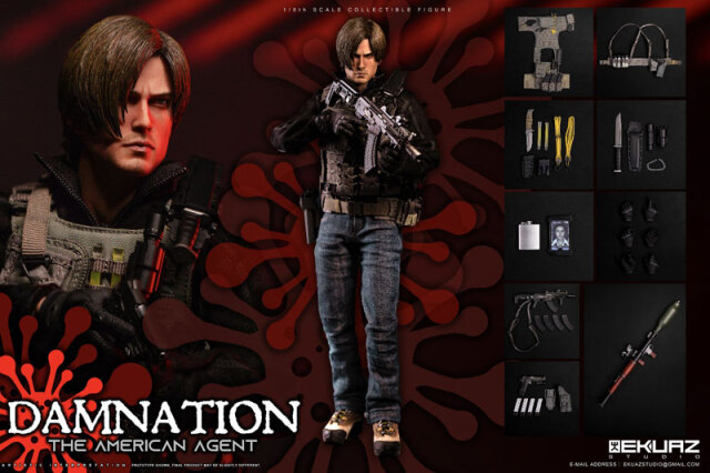 EKUAZ STUDIO】EKS09 1/6 DAMNATION - THE AMERICAN AGENT アメリカン