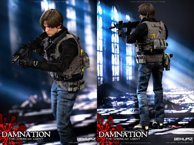 EKUAZ STUDIO】EKS09 1/6 DAMNATION - THE AMERICAN AGENT アメリカン