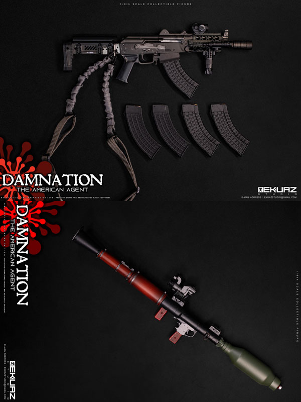 EKUAZ STUDIO】EKS09 1/6 DAMNATION - THE AMERICAN AGENT アメリカン