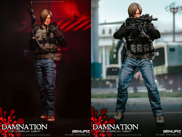 EKUAZ STUDIO】EKS09 1/6 DAMNATION - THE AMERICAN AGENT アメリカン