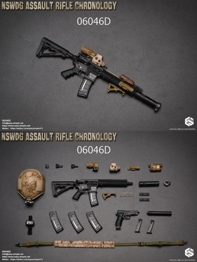EASY&SIMPLE】06046 NSWDG Assault Rifle Chronology DEVGRU用