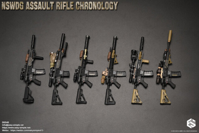 EASY&SIMPLE】06046 NSWDG Assault Rifle Chronology DEVGRU用