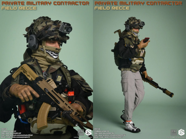 EASY&SIMPLE】26055S Private Military Contractor Field Recce PMC 1 