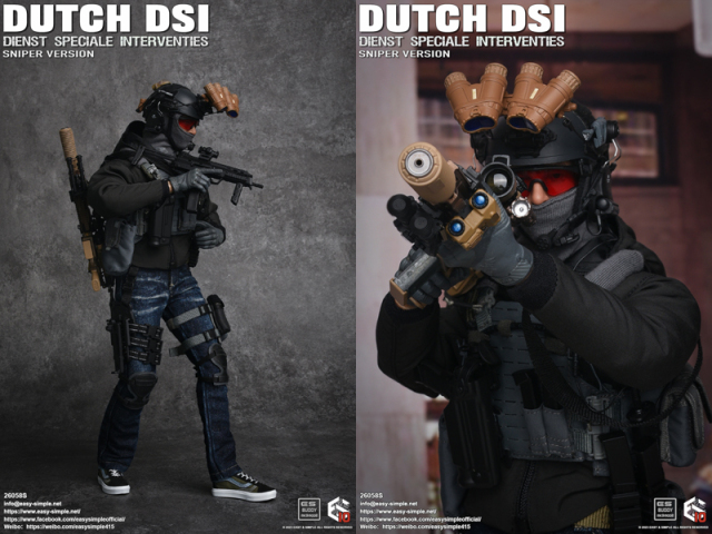 EASY&SIMPLE】26058S Dutch Dienst Speciale Interventies Sniper 