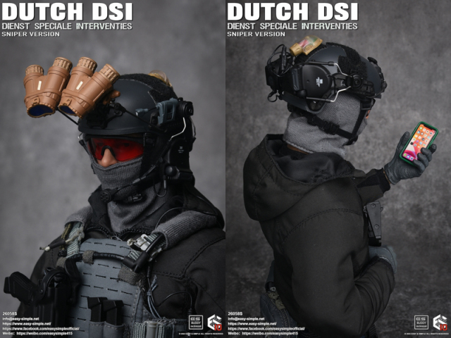 EASY&SIMPLE】26058S Dutch Dienst Speciale Interventies Sniper 