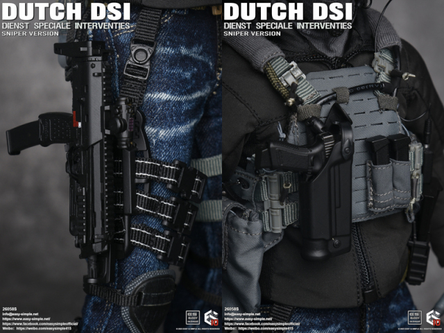 EASY&SIMPLE】26058S Dutch Dienst Speciale Interventies Sniper 