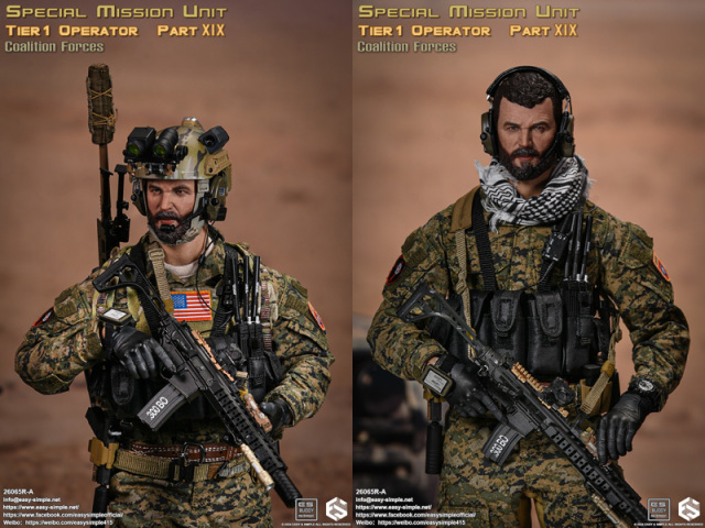 1/6フィギュア　E&S SPECIAL Mission Unit Easy & Simple 1/6 ES 26065R-A Special Mission Unit Tier1