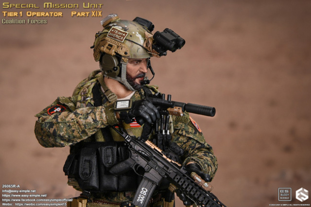 1/6フィギュアSpecialMissionUnit Easysimple Easy&Simple CST Special Mission Unit Operator Soldier 1/6