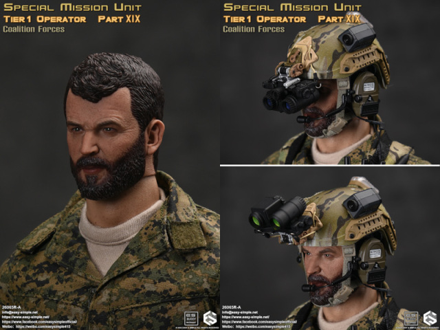 1/6フィギュア　E&S SPECIAL Mission Unit Easy & Simple 1/6 ES 26065R-A Special Mission Unit Tier1