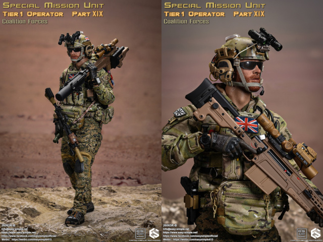 1/6フィギュア　E&S SPECIAL Mission Unit Easy & Simple 1/6 ES 26065R-B Special Mission Unit Tier1