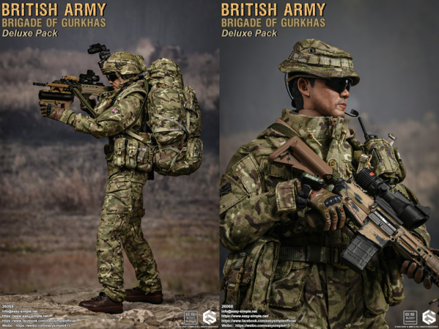 EASY&SIMPLE】26068 British Army Brigade of Gurkhas Deluxe