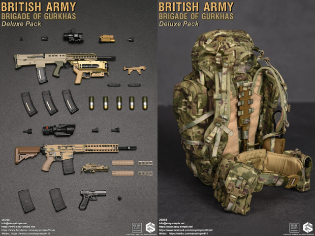 EASY&SIMPLE】26068 British Army Brigade of Gurkhas Deluxe