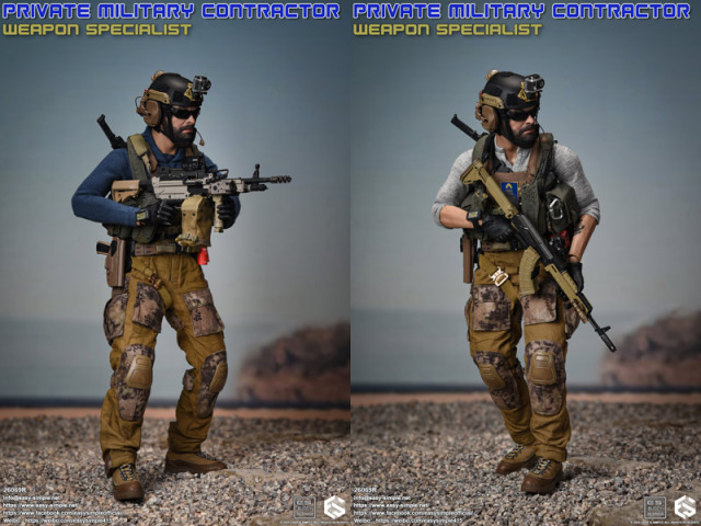 EASY&SIMPLE】26069R Private Military Contractor Weapon