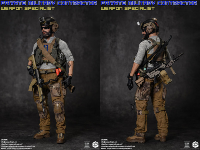 EASY&SIMPLE】26069R Private Military Contractor Weapon