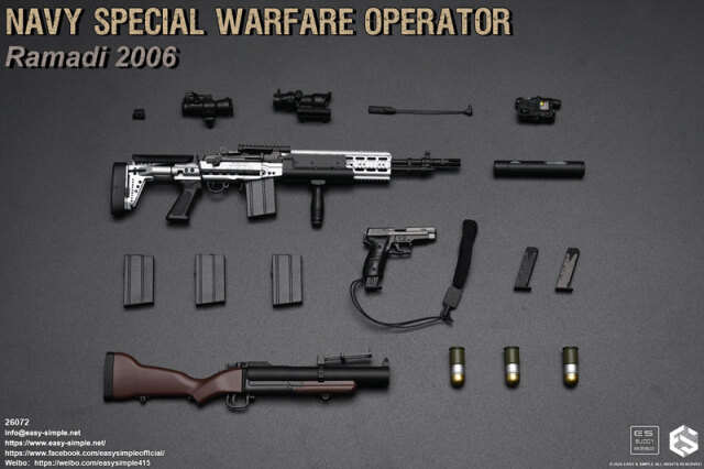 EASY&SIMPLE】26072 NAVY SPECIAL WARFARE OPERATOR Ramadi 2006