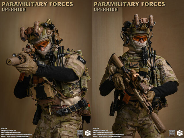 EASY&SIMPLE】26073A Paramilitary Forces Operator 準軍事組織