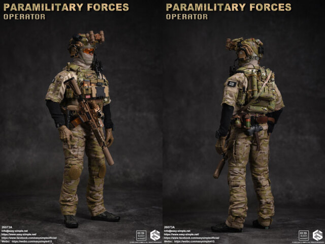 EASY&SIMPLE】26073A Paramilitary Forces Operator 準軍事組織