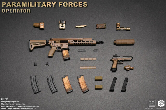 EASY&SIMPLE】26073A Paramilitary Forces Operator 準軍事組織