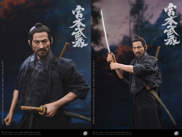 POPtoys】EX037 1/6 Miyamoto Musashi Action figure 宮本武蔵 武士 侍