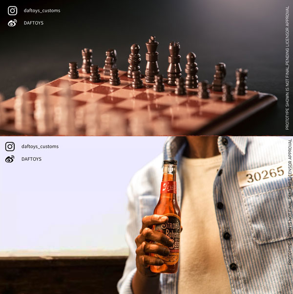 DAFTOYS】 F020 1/6 ショーシャンク刑務所 囚人セット 1/6スケール