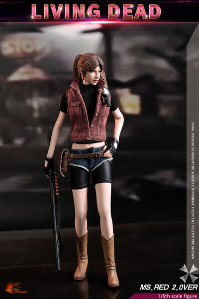 HotHeart】FD008 1/6 Living Dead Ms. Red 2.0 1/6スケール女性フィギュア