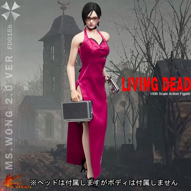 HotHeart】FD015B 1/6 Zombie Killer Woman Spy Wong 2.0 Deluxe