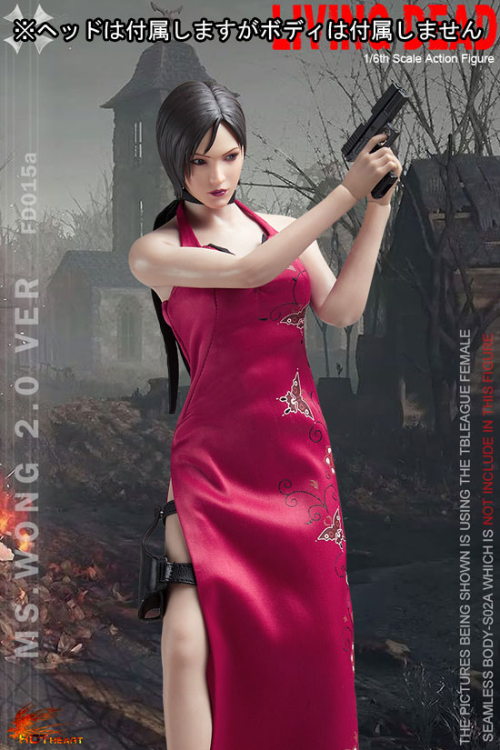 HotHeart】FD015B 1/6 Zombie Killer Woman Spy Wong 2.0 Deluxe