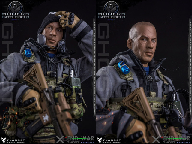 MODERN BATTLEFIELD 2007 FLAGSET フィギュア Flagset 1/6 One Sixth Modern Battlefield X End War Ghost