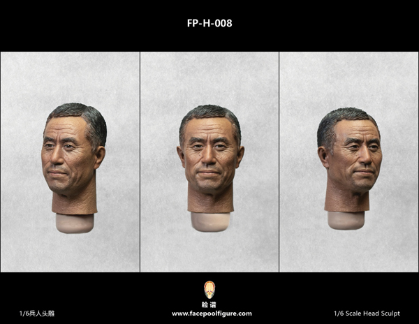 Facepoolfigure】FP-S-003 / FP-H-008 Male HeadSculpt