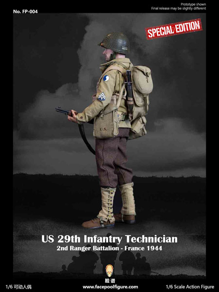 Facepoolfigure】FP004B 1/6 WW2 US 29th Infantry Technician France 