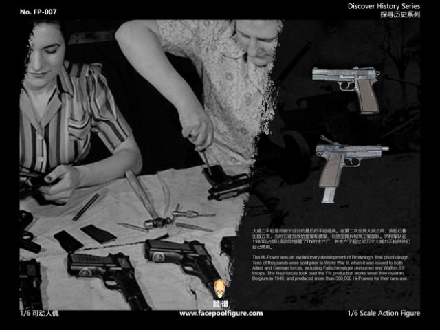 Facepoolfigure】FP007B 1/6 Discover History Series MG42 Machine
