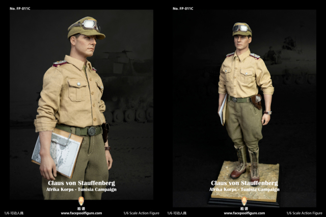 Facepoolfigure】FP011C 1/6 Stauffenberg Afrika Korps Tunisia 