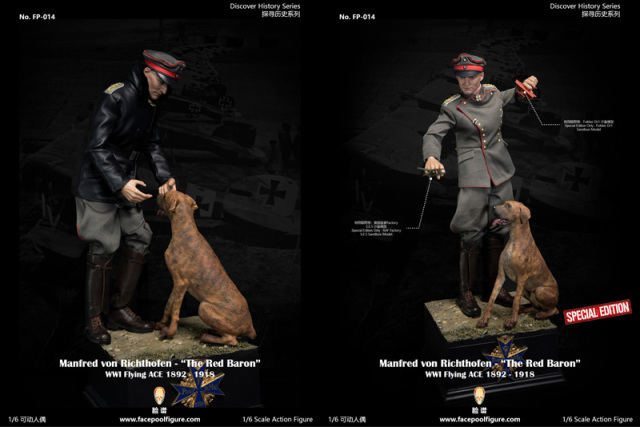 Facepoolfigure】FP014B 1/6 Manfred von Richthofen -“The Red